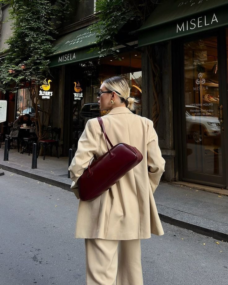 Oval-Frame Shoulder Bag