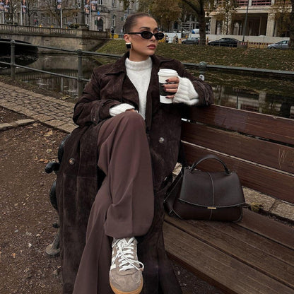 Fold-Front Structured Top Handle Bag