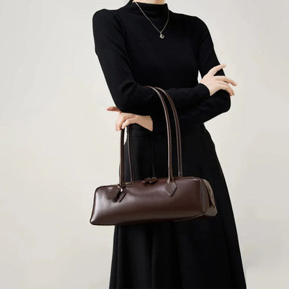 Barrel Zip Shoulder Bag