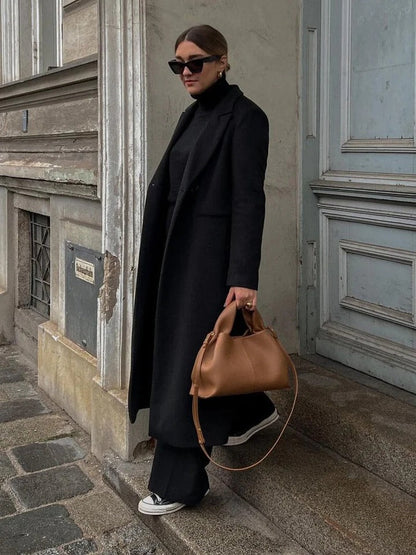 Structured Slouch Top Handle Bag