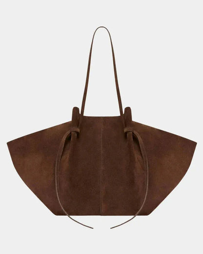Oversized Suede-Effect Tote