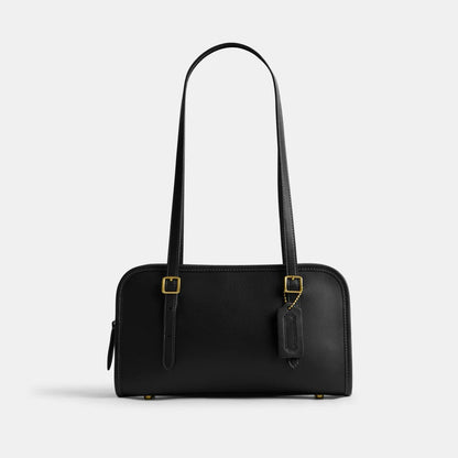 Box-Edge Rectangular Shoulder Bag