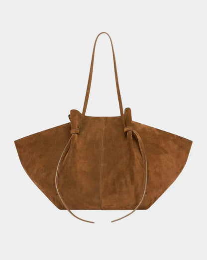 Oversized Suede-Effect Tote