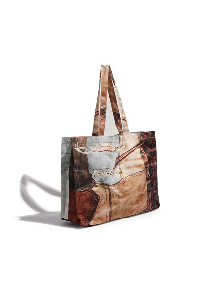 Printed Oversized Tote Bag