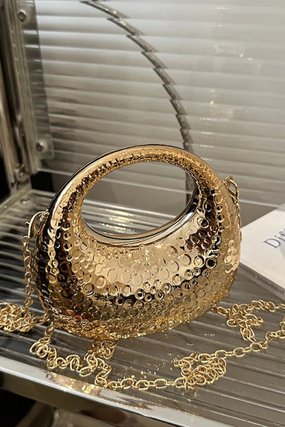 Mini Sculpted Chain Bag