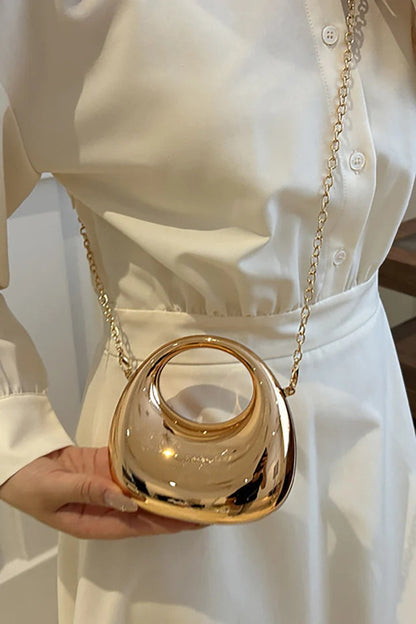 Mini Sculpted Chain Bag