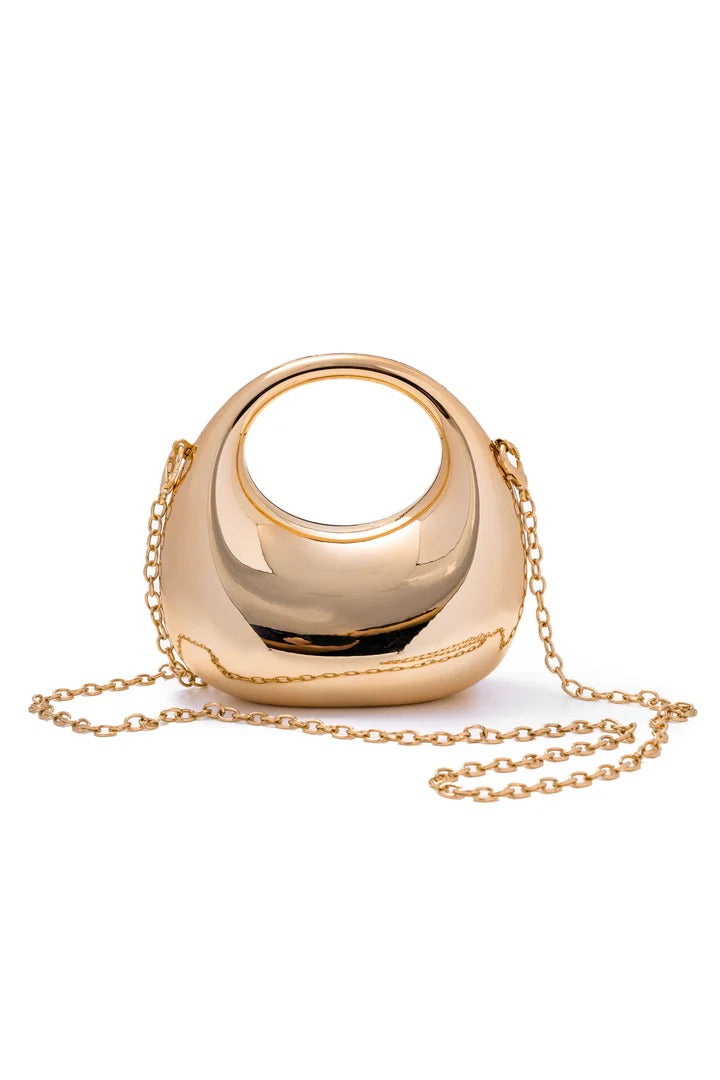 Mini Sculpted Chain Bag
