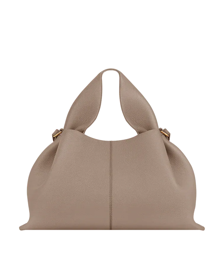 Structured Slouch Top Handle Bag
