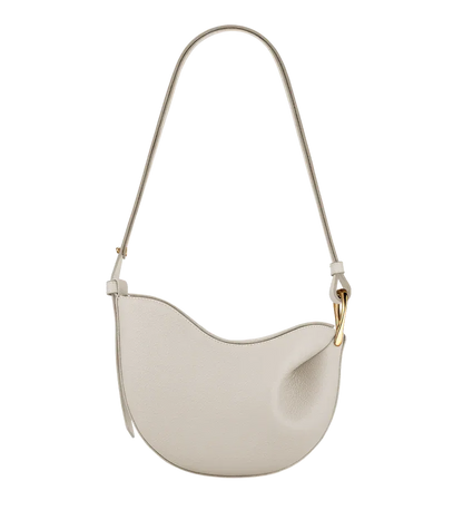Curved Flap Shoulder Bag