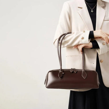 Barrel Zip Shoulder Bag