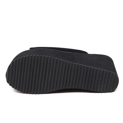 Slide-On Wedge Sandals