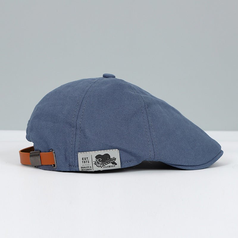 Retro Curve-Brim Cap with Patch Detail
