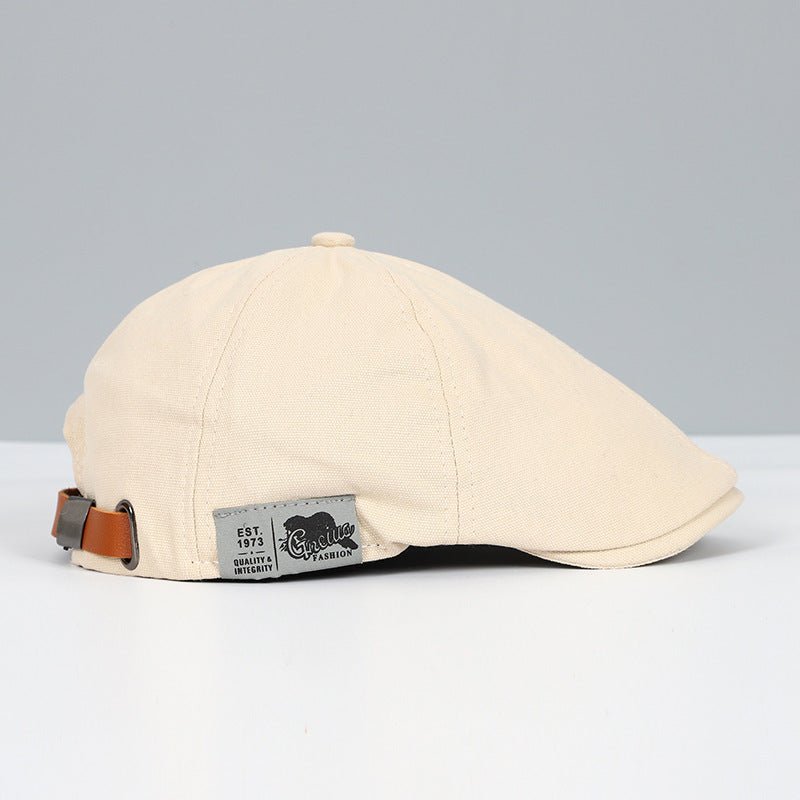 Retro Curve-Brim Cap with Patch Detail
