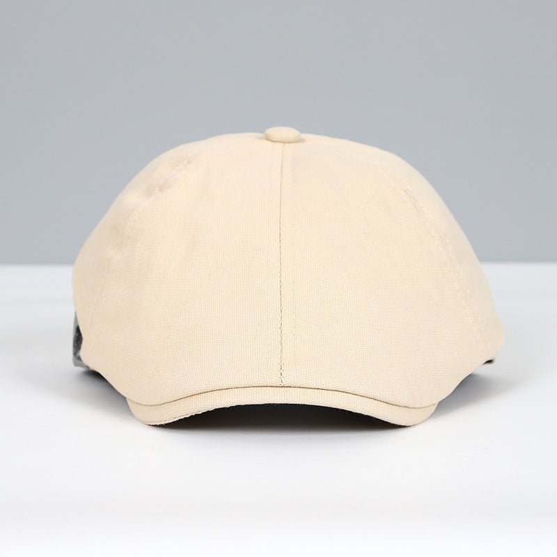 Retro Curve-Brim Cap with Patch Detail