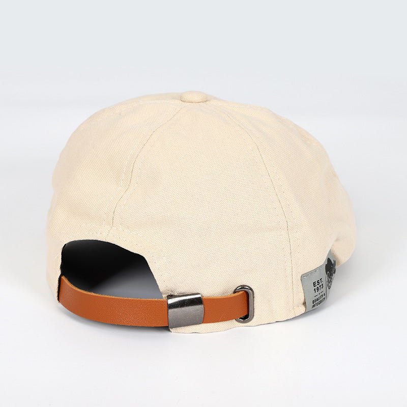 Retro Curve-Brim Cap with Patch Detail