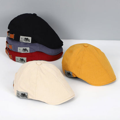Retro Curve-Brim Cap with Patch Detail