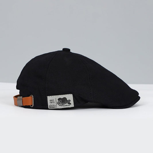 Retro Curve-Brim Cap with Patch Detail